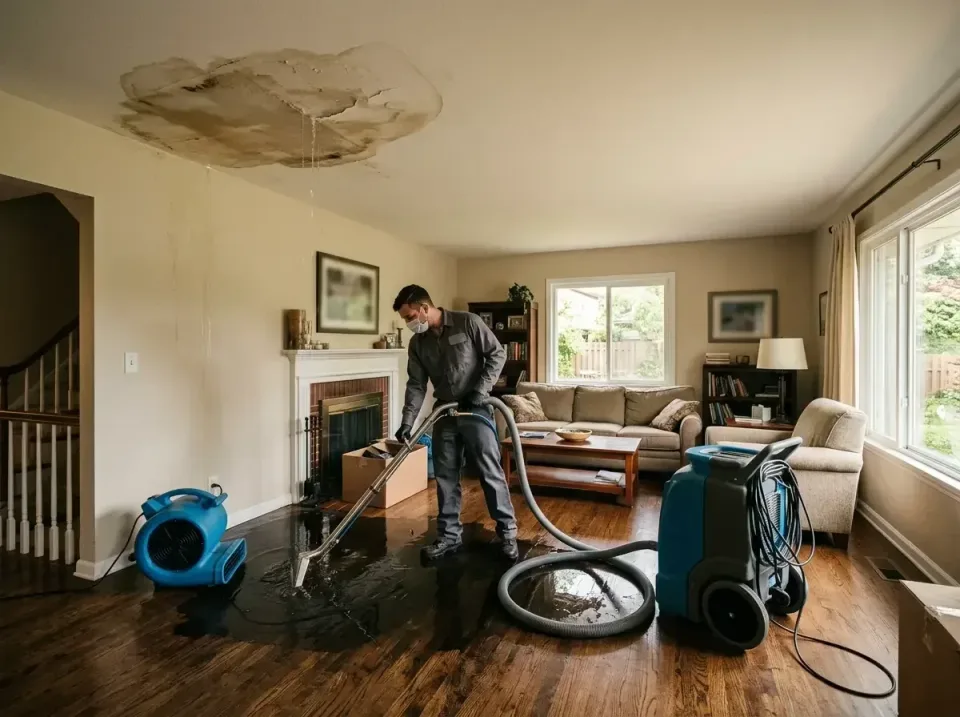 attic-pipe-burst-ceiling-drip-008 — frequently asked questions, Water Damage Restoration & Carpet Care in Rock Valley, IA